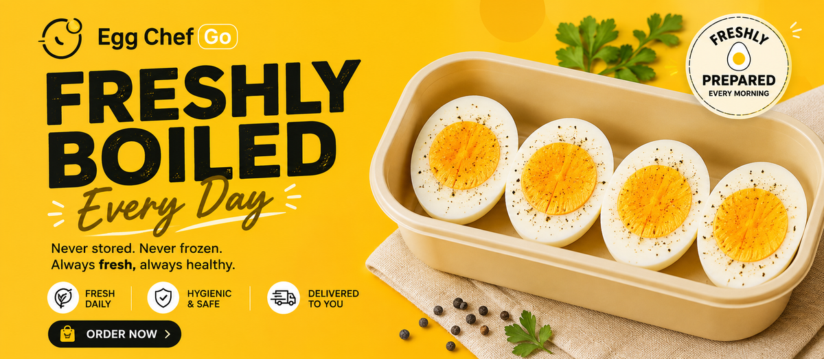 Freshly boiled every morning