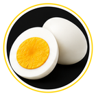 Boiled White Eggs